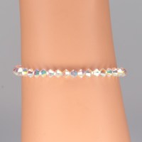 12753 925er Armband mit 41 Swarovski® Xilions 4mm crystal 2xAB