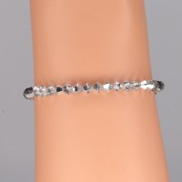 12758 925er Armband mit 39 Swarovski® Xilions 4mm crystal comet argent light