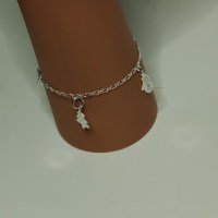 12808 925er Bettelarmband Weihnachten Tannenbaum Handschuh Zuckerstab