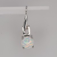 12972 925er Anhänger mit Welo Opal gefasst