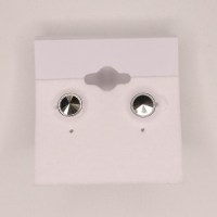 13058 925er Ohrstecker mit Swarovski® Rivoli 10mm crystal comet argent light