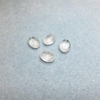 BK_00019 Bergkristall Perlen Oliven längs gebohrt 20mm 4 Stk